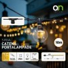 GBC 22.0250.60 SIRIA - Αλυσίδα Ντουί Λαμπτήρων E27 για εξωτερική χρήση 10Μ IP65 Μαύρη LED Προβολείς GBC 22.0250.60 SIRIA - Αλυσίδα Ντουί Λαμπτήρων E27 για εξωτερική χρήση 10Μ IP65 Μαύρη LED Προβολείς